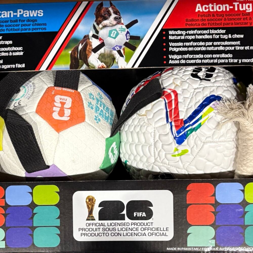 FIFA 2026 Dog Toys 2Pk